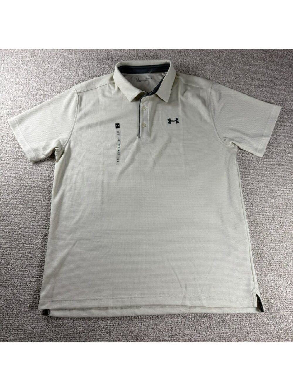 Under Armour Tech Polo Shirt Beige Men’s Size XL